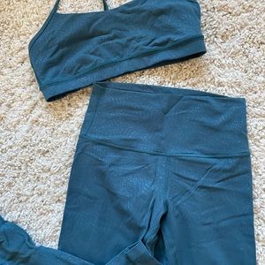 lululemon athletica Blue Leggings
